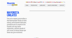 Desktop Screenshot of mayoristaunilatex.com